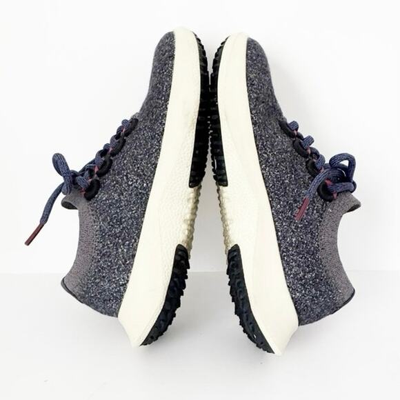ALLBIRDS Women’s Size 6 Wool Dasher Mizzle Shoes Sneaker Navy Natural - Picture 7 of 9